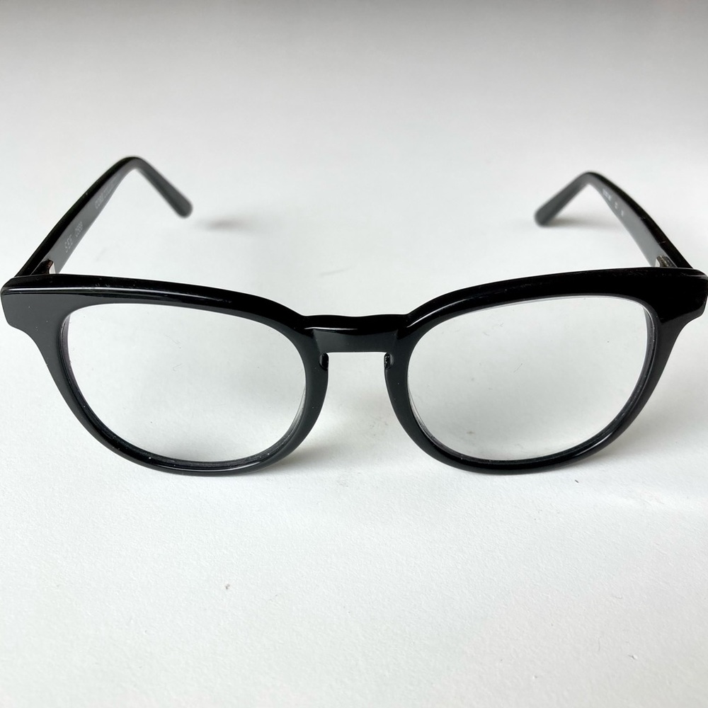 SEE EYEGLASS FRAME 0568 Core Collection 51-20-145 C1 Black With Clear Lenses
